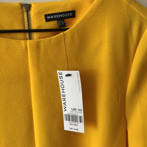 Yellow shift dress - Picture 3 of 8